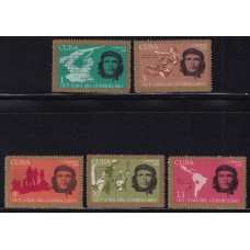 CUBA 1968 SERIE COMPLETA DE ESTAMPILLAS NUEVAS MINT UNIFORMES MILITARES CHE GUEVARA